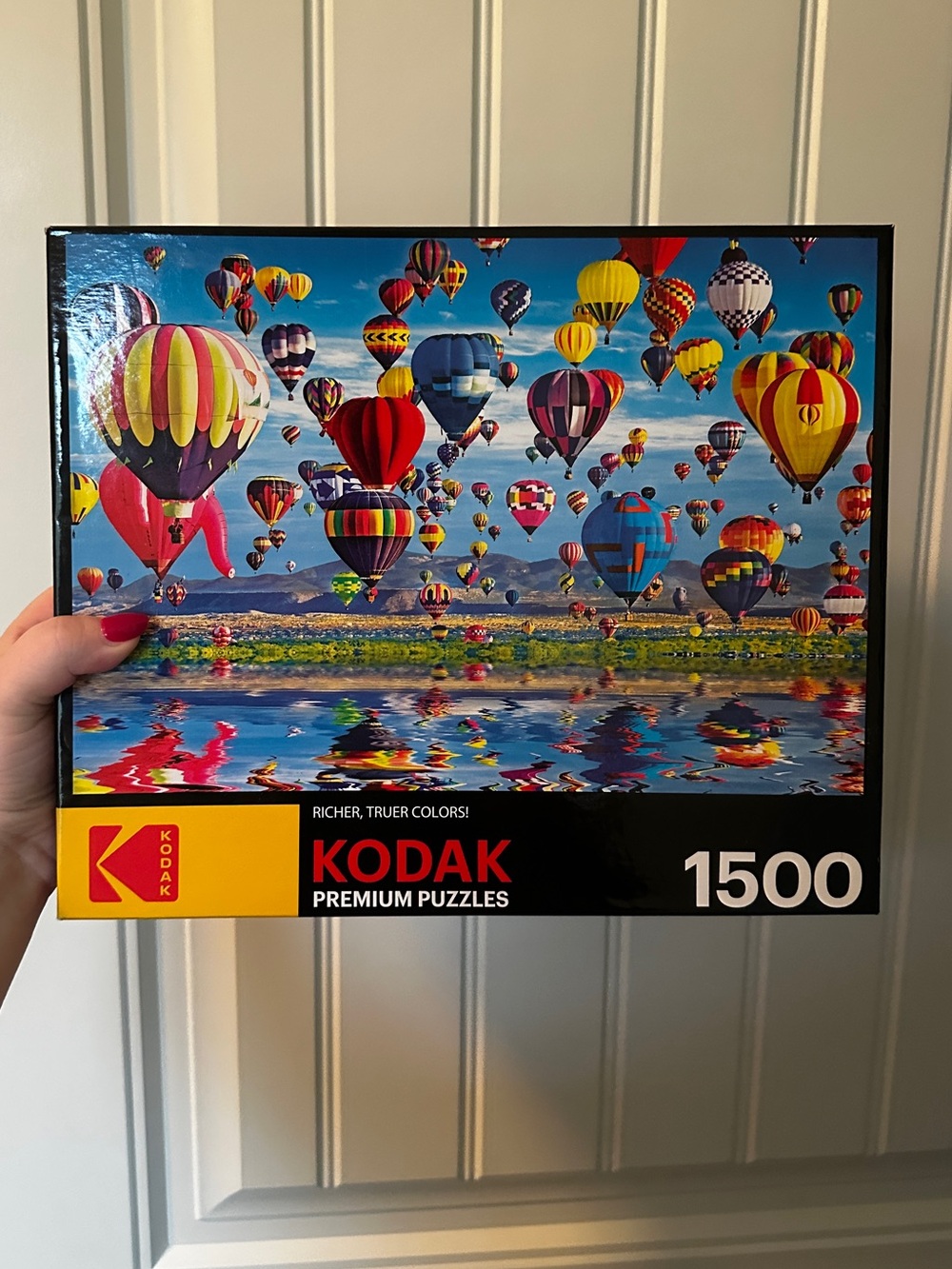 Kodak Colorful Hot Air Balloon 1500 piece puzzle